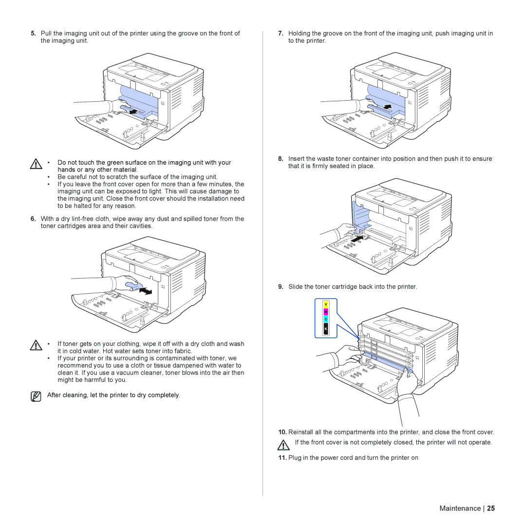 Dell 1230c manual Plug in the power cord and turn the printer on 