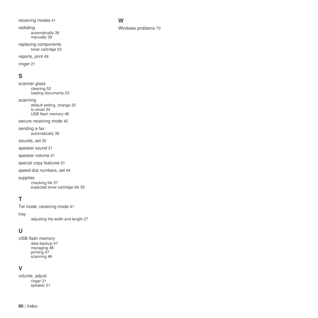 Dell 1235cn manual Receiving modes 41 redialing 