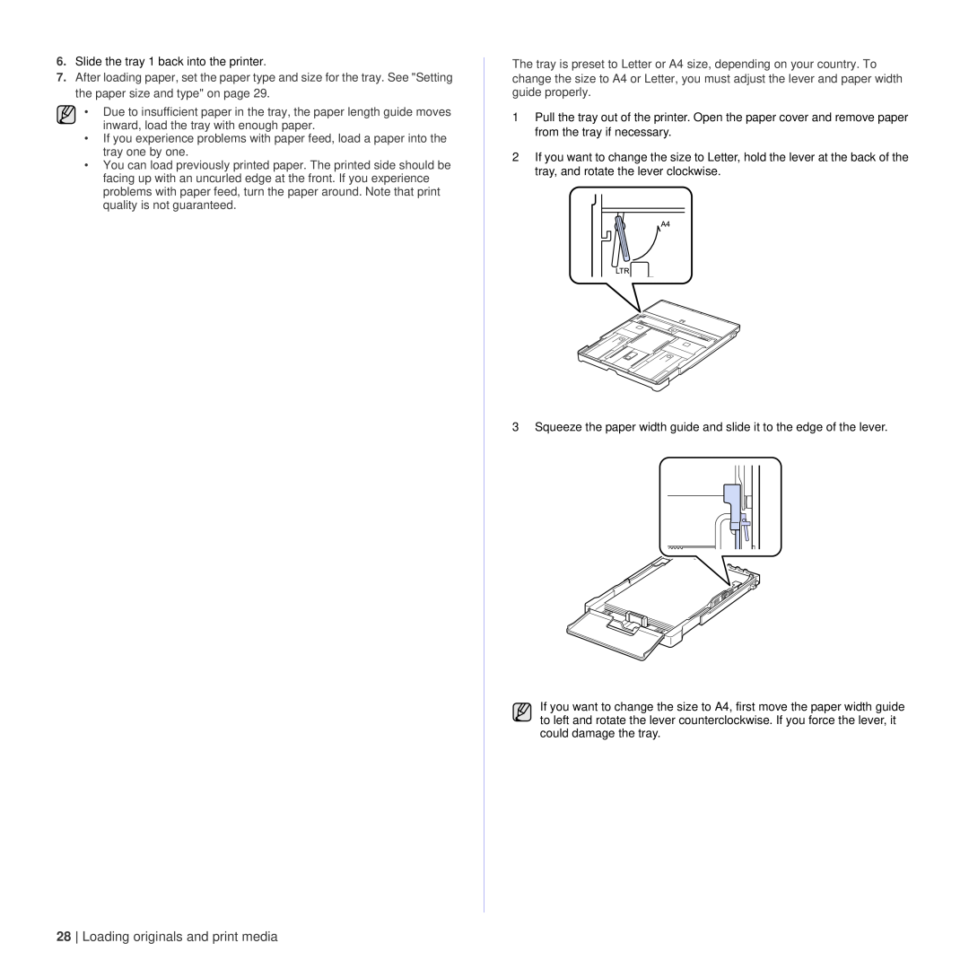 Dell 1235cn manual Loading originals and print media 