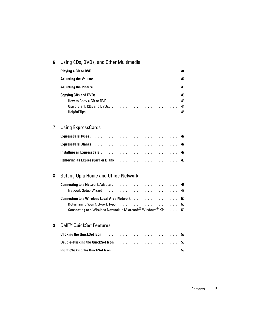 Dell 1300 owner manual Using CDs, DVDs, and Other Multimedia 