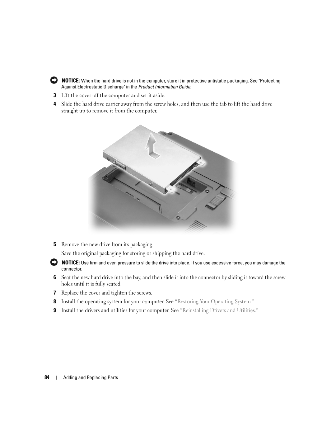 Dell 1300 owner manual Adding and Replacing Parts 