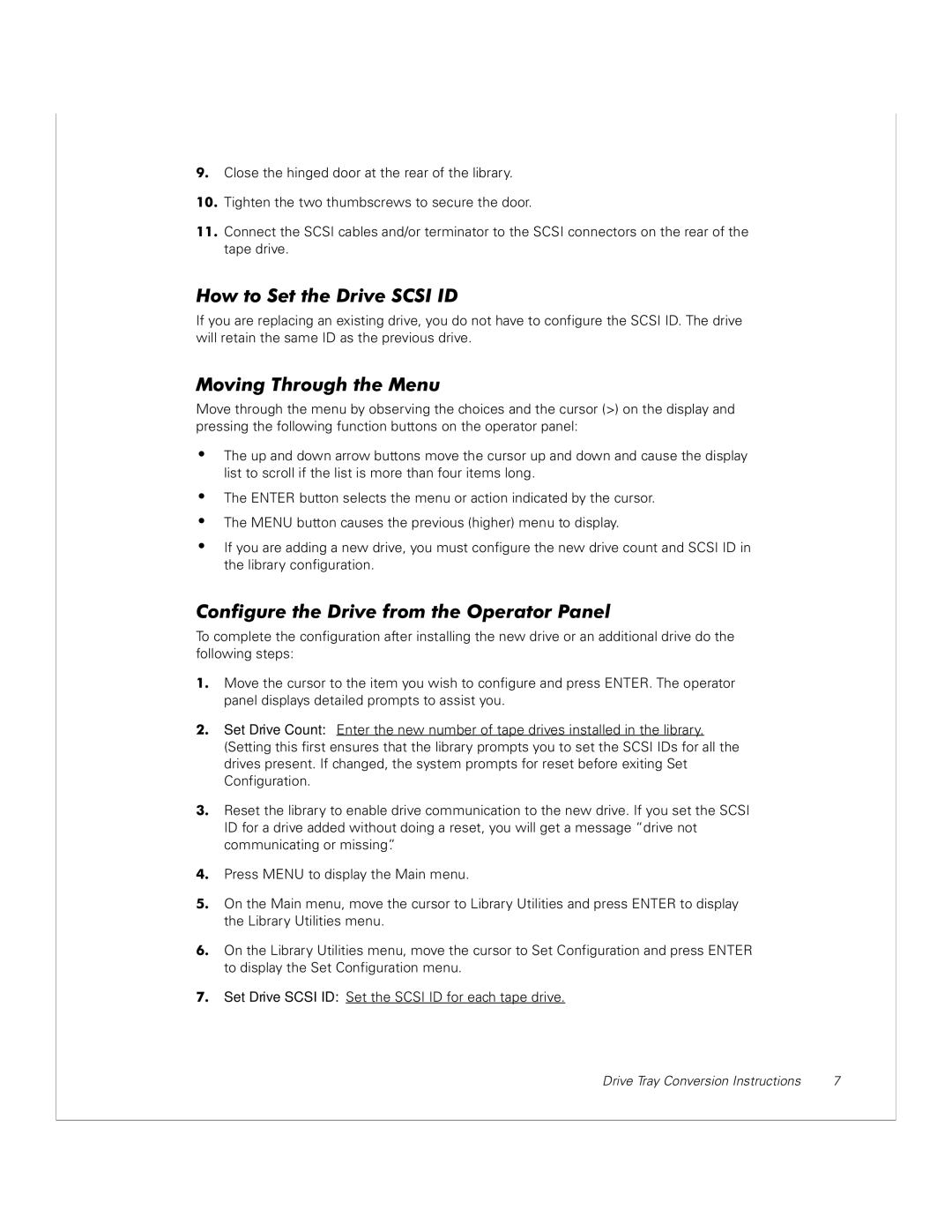 Dell 130T manual How to Set the Drive Scsi ID 