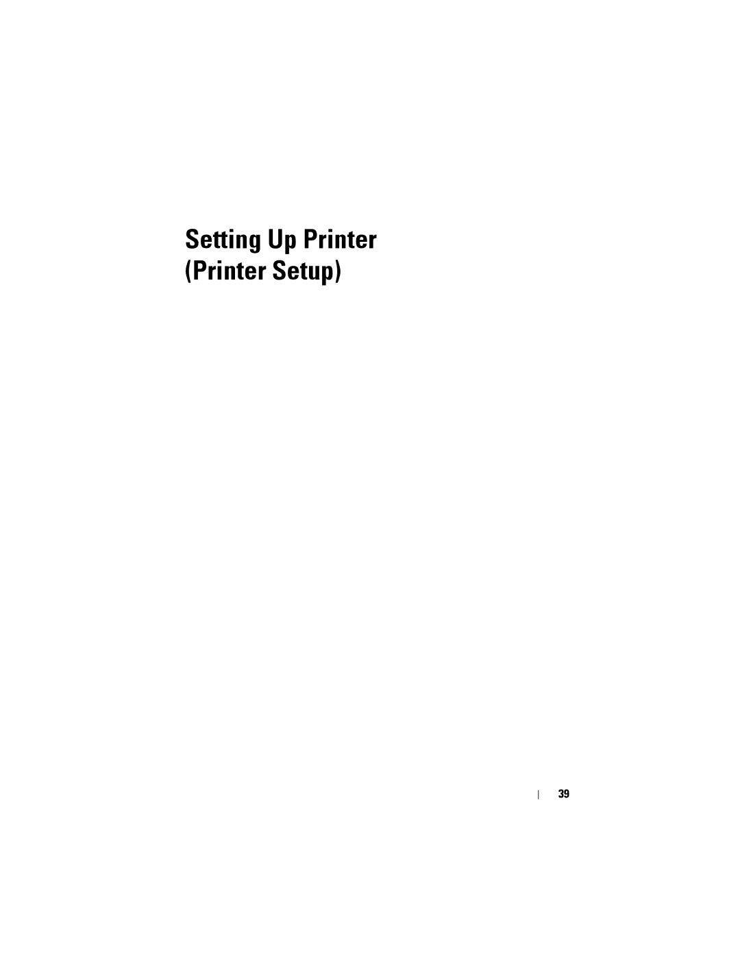 Dell 1355CN, 1355cnw manual Setting Up Printer Printer Setup 