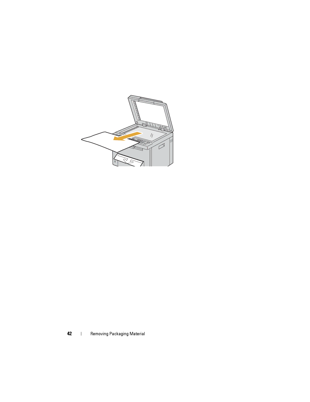 Dell 1355cnw, 1355CN manual Removing Packaging Material 