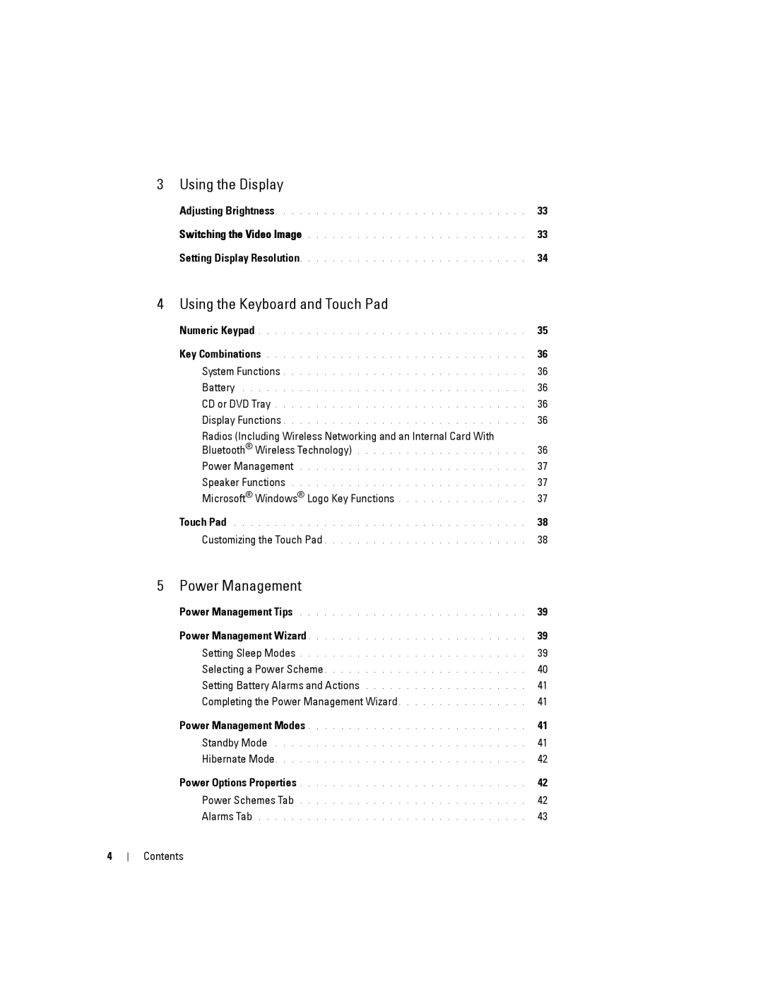 Dell 140M, PP19L owner manual Using the Display 