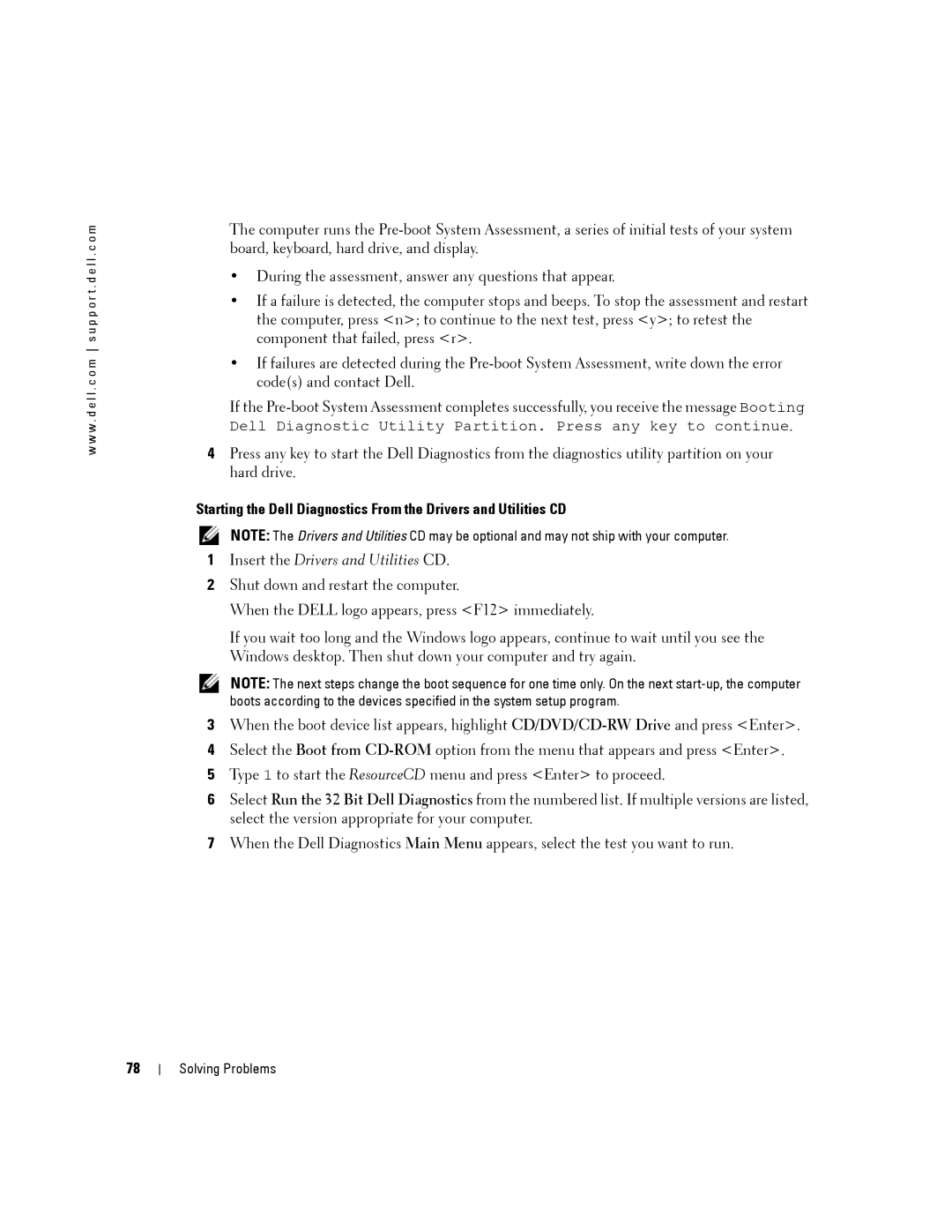 Dell 140M, PP19L owner manual Insert the Drivers and Utilities CD 