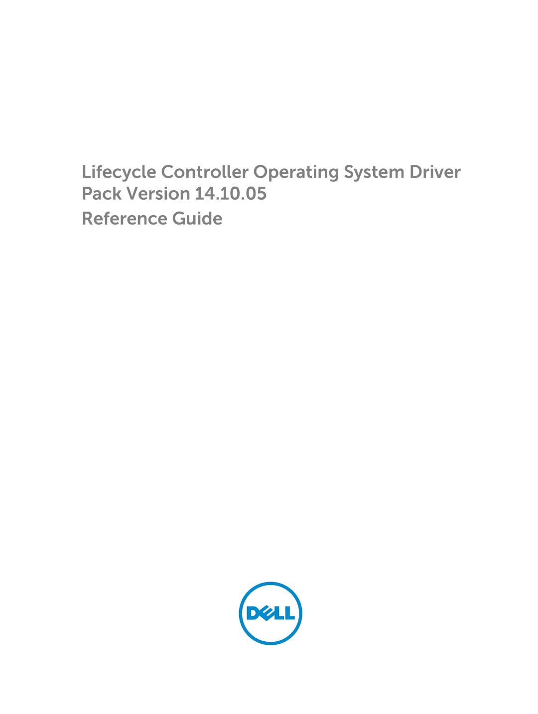 Dell 14.10.05 manual 