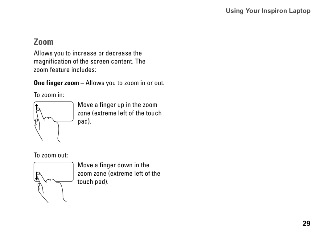 Dell P09G series, 1464, YXKVH, P09G001 setup guide Zoom 