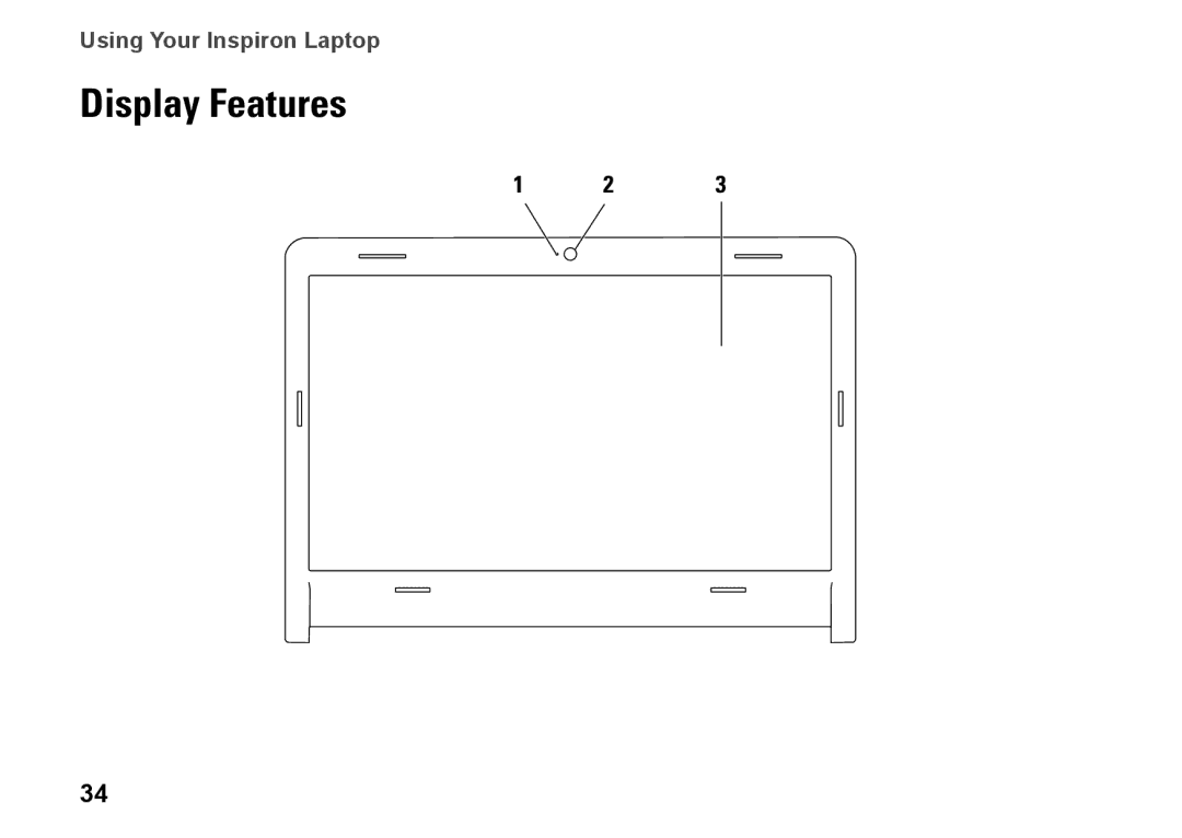 Dell 1464, YXKVH, P09G001, P09G series setup guide Display Features 