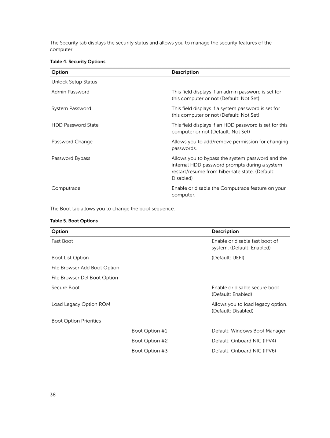 Dell 15  - 3549 owner manual Computer or not Default Not Set 