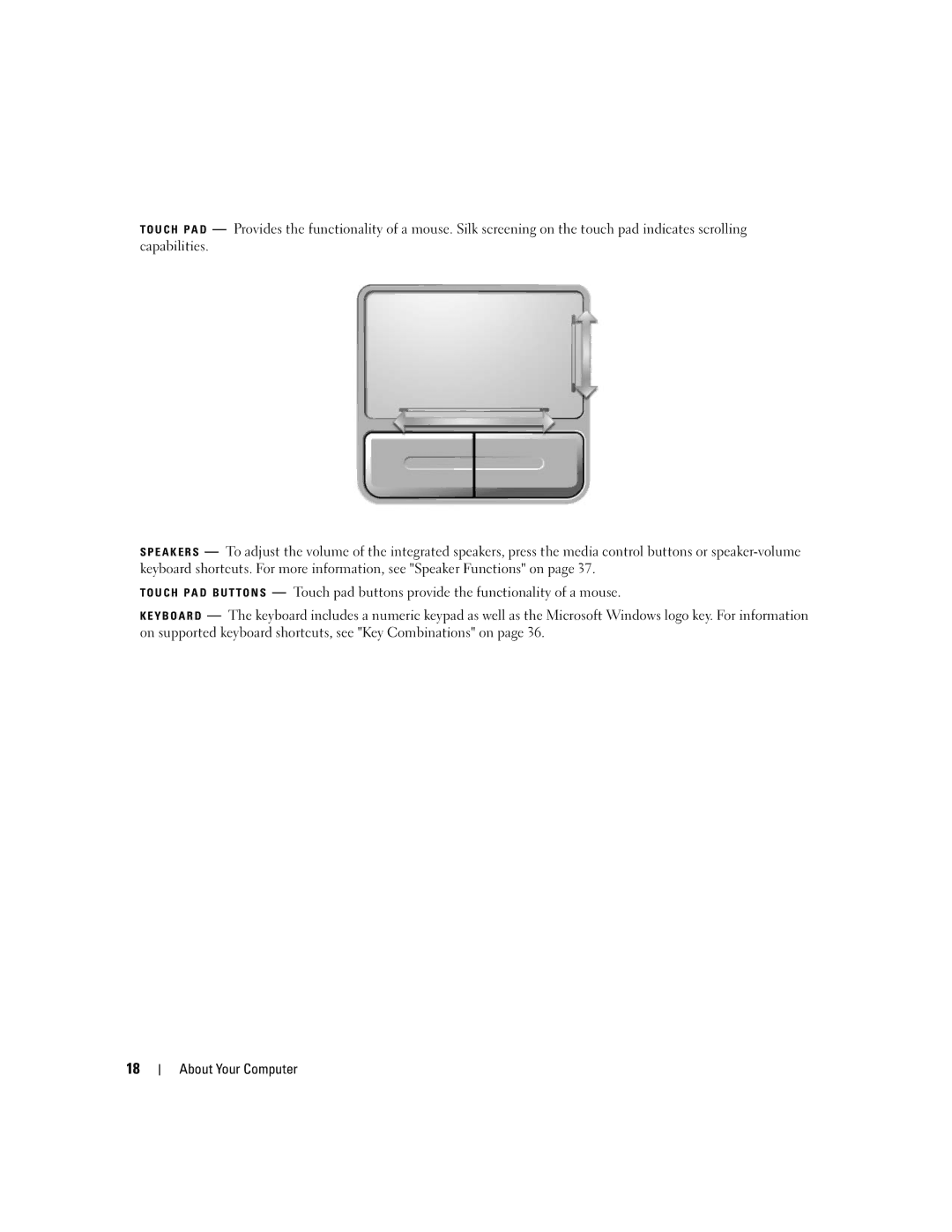 Dell 1501 owner manual About Your Computer 