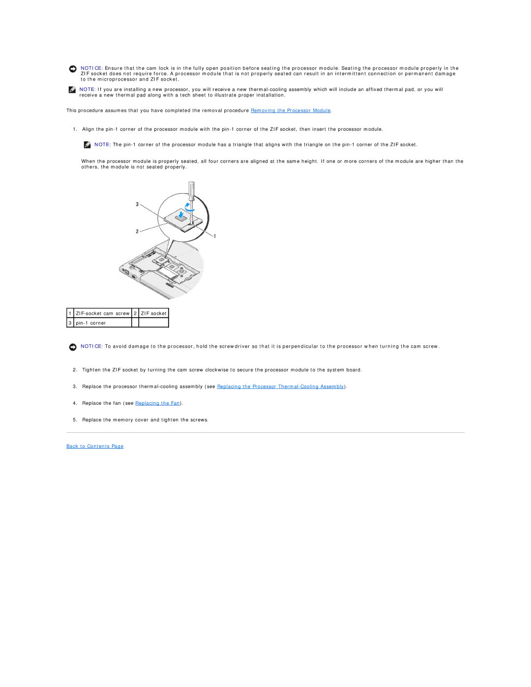 Dell 1510 service manual Back to Contents 