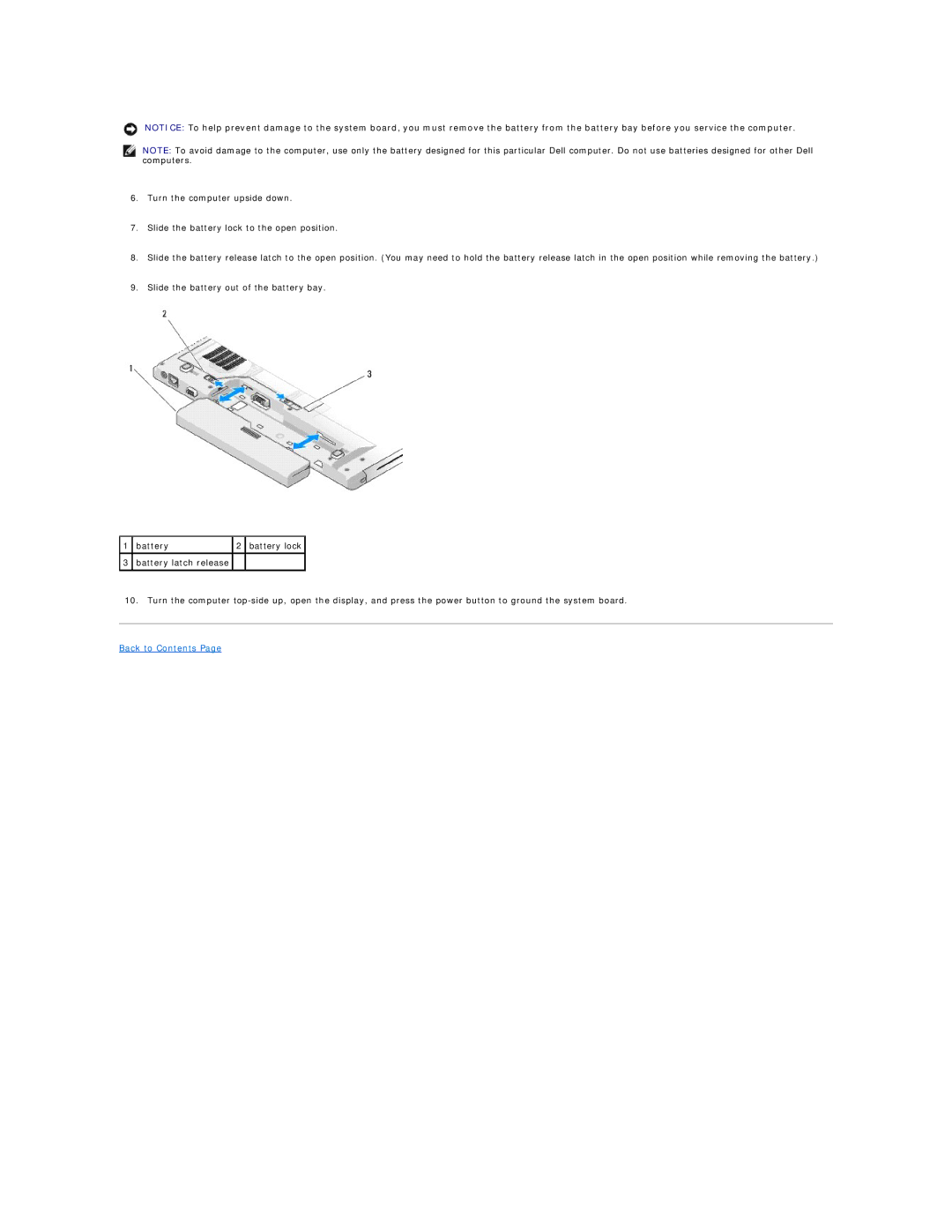 Dell 1510 service manual Back to Contents 