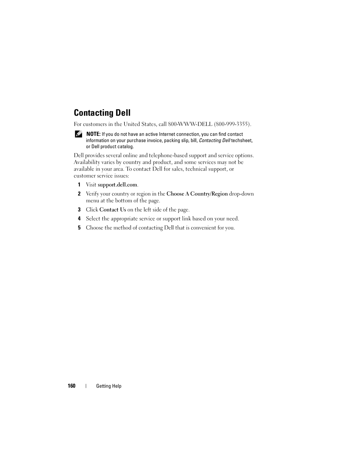 Dell 1525, 1526 owner manual Contacting Dell 