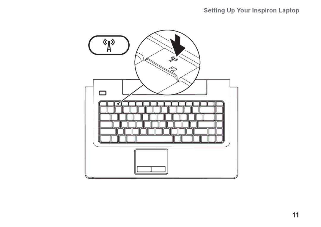 Dell P04G001, 1570, 81TR2, 1470, P04G series, P04F001, P04F series setup guide Setting Up Your Inspiron Laptop 