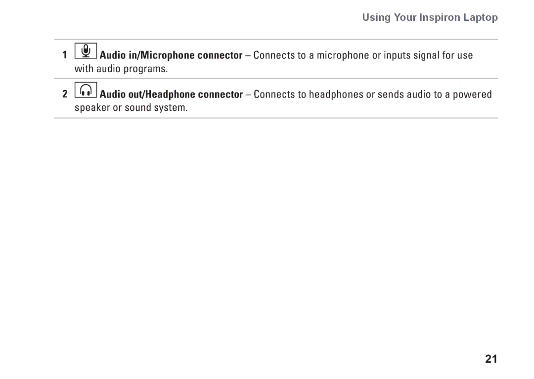 Dell 1470, 1570, 81TR2, P04G series, P04F001, P04F series, P04G001 setup guide Using Your Inspiron Laptop 