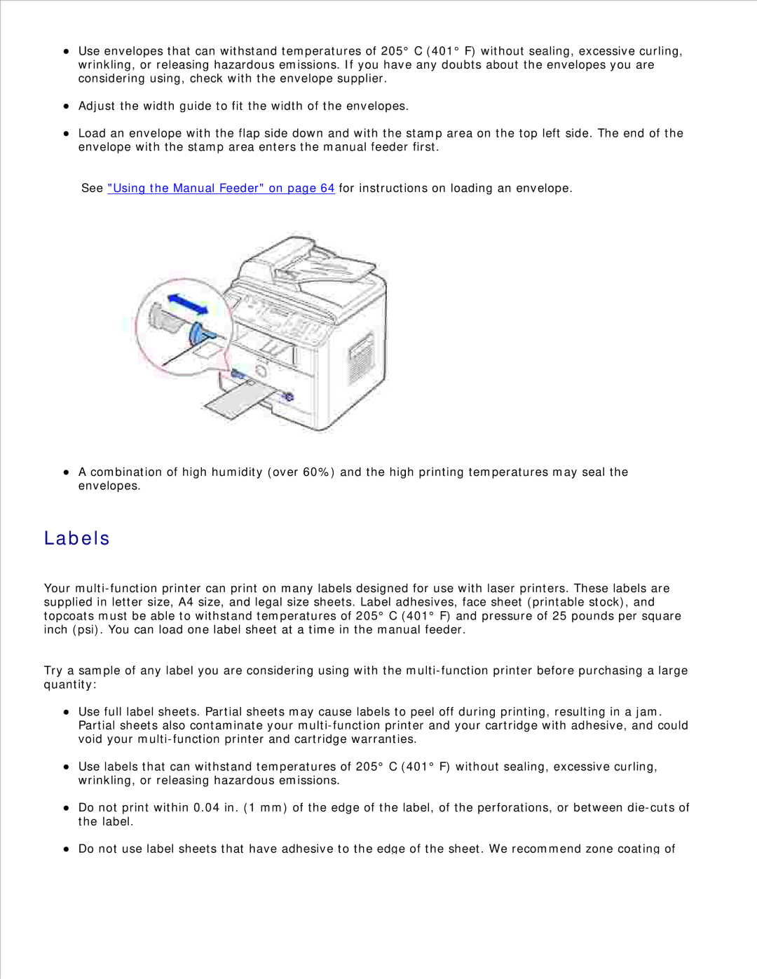 Dell 1600n manual Labels 