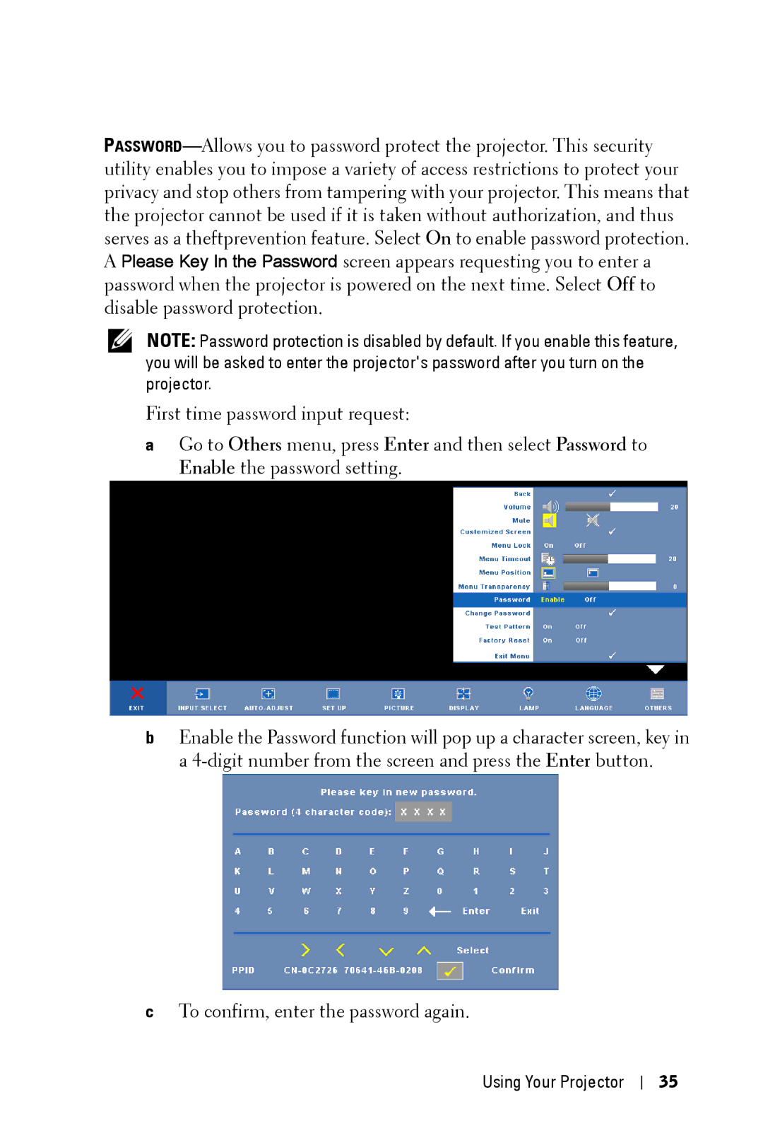 Dell 1609WX manual Using Your Projector 