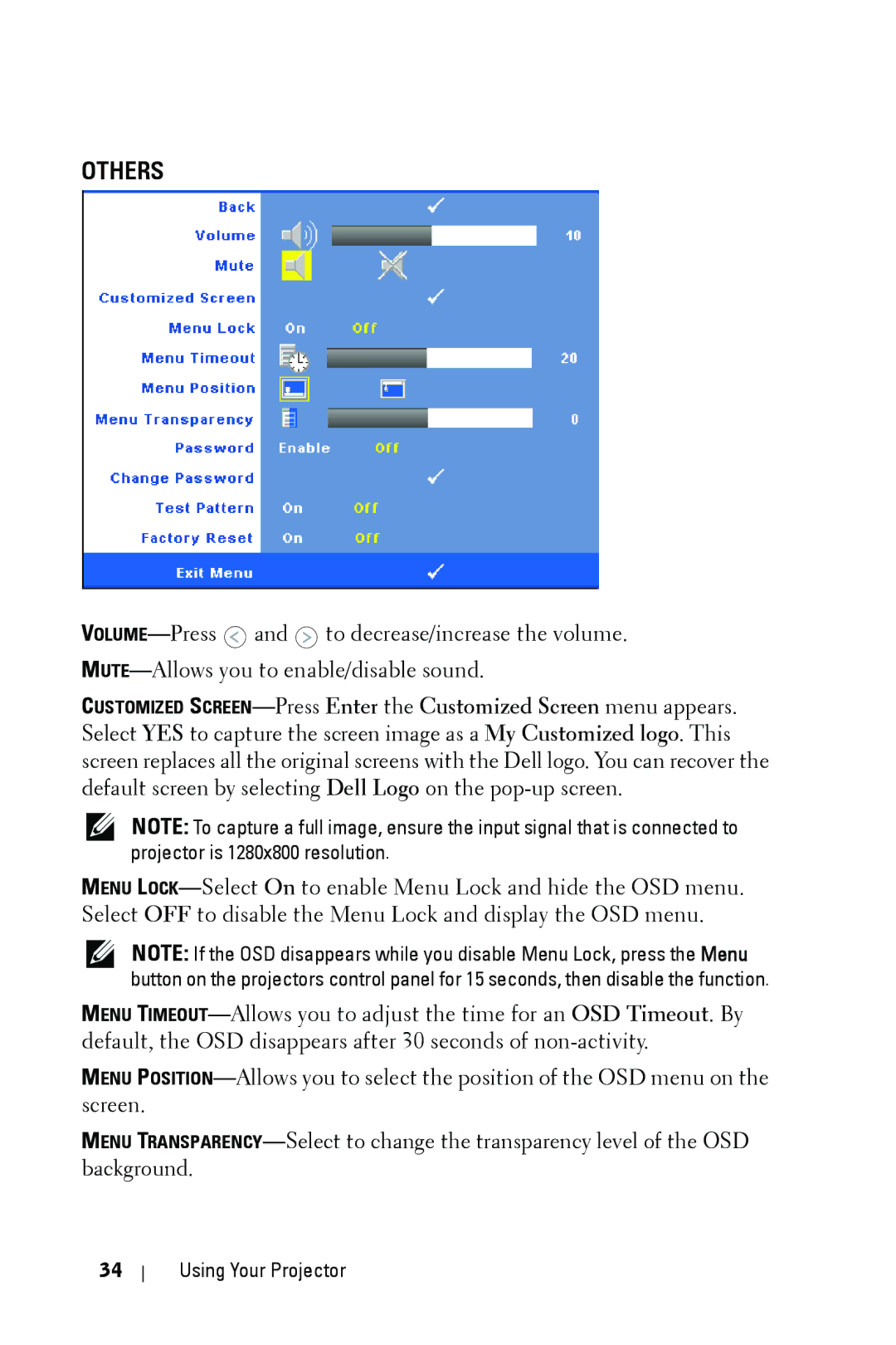 Dell 1609WX manual Others 