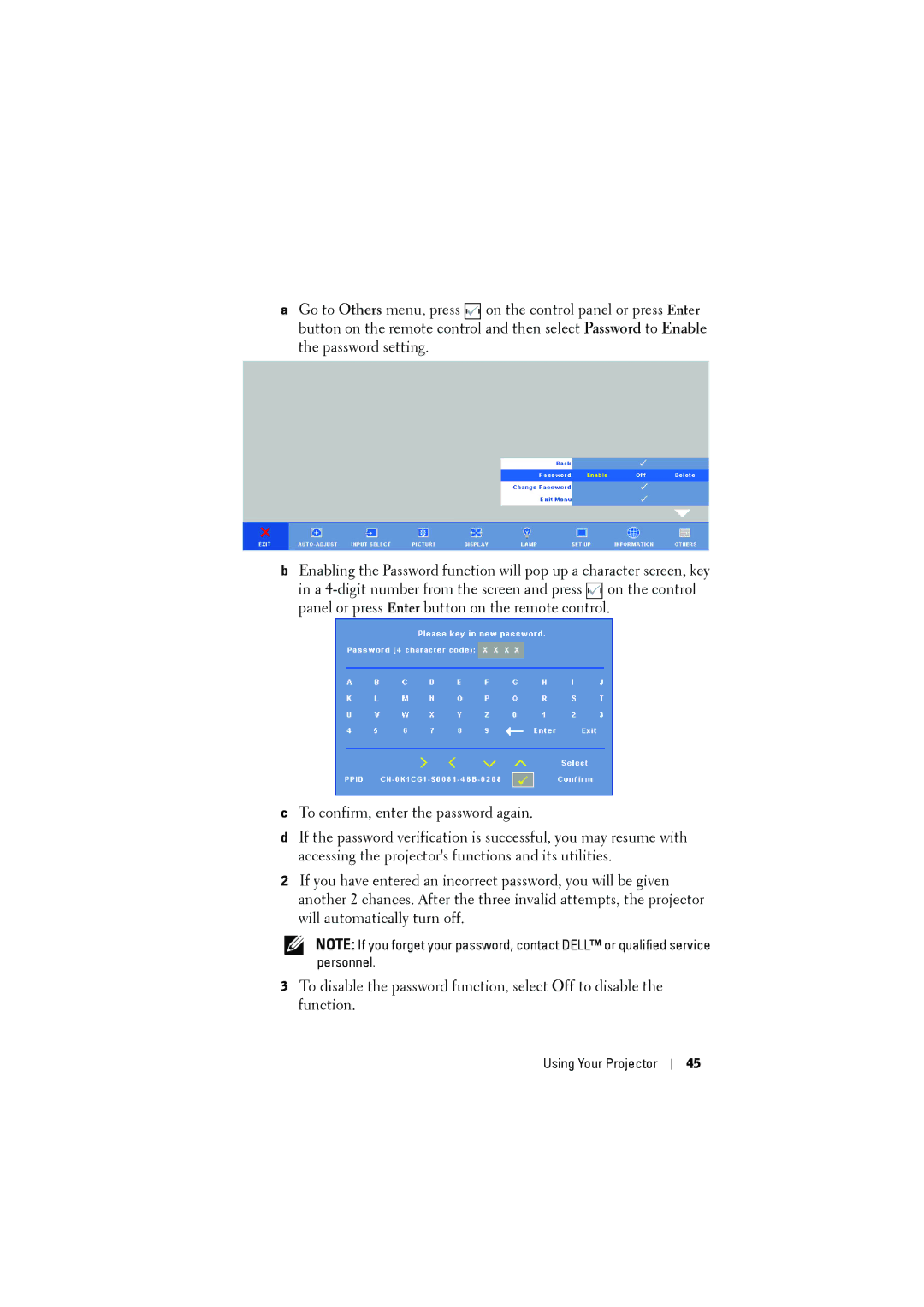 Dell 1610HD manual Using Your Projector 