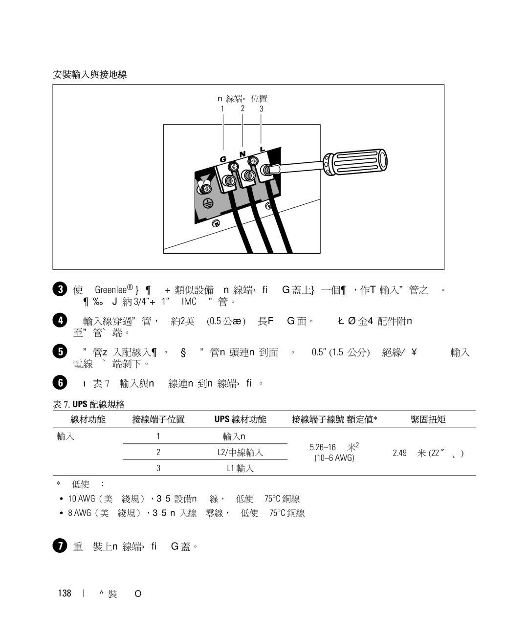 Dell 1642018871 manual Ups 