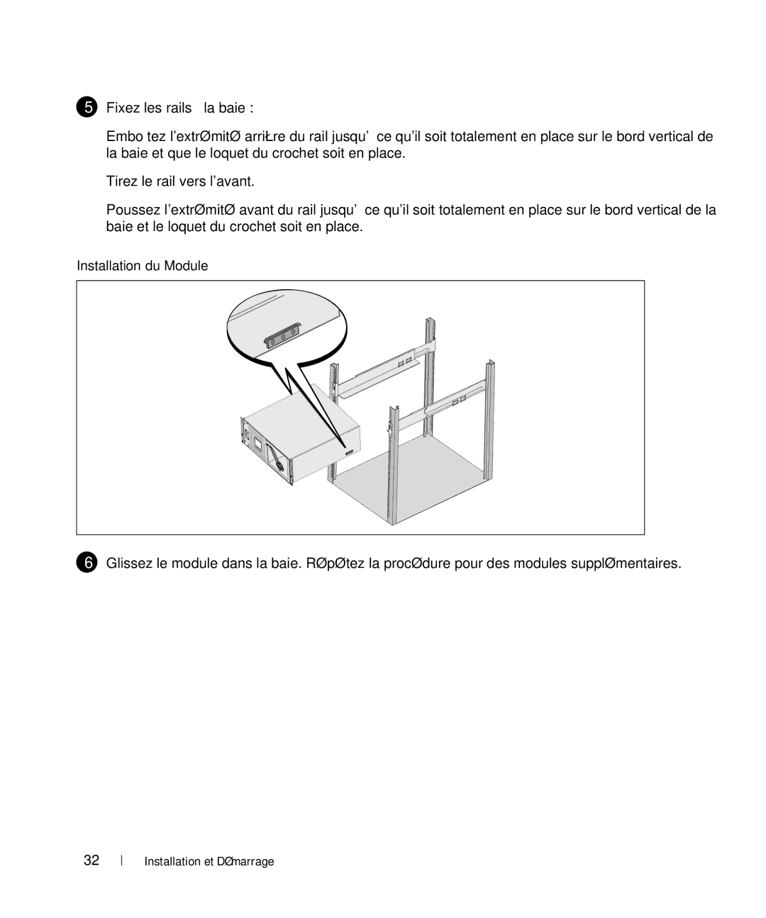 Dell 1642018871 manual Installation du Module 