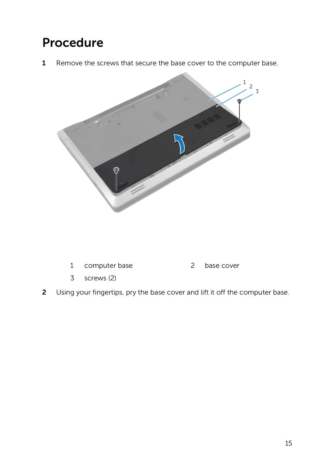 Dell 17-5748, 9264, P264001 owner manual Procedure 