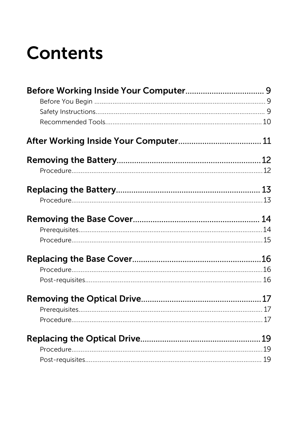 Dell 17-5748, 9264, P264001 owner manual Contents 