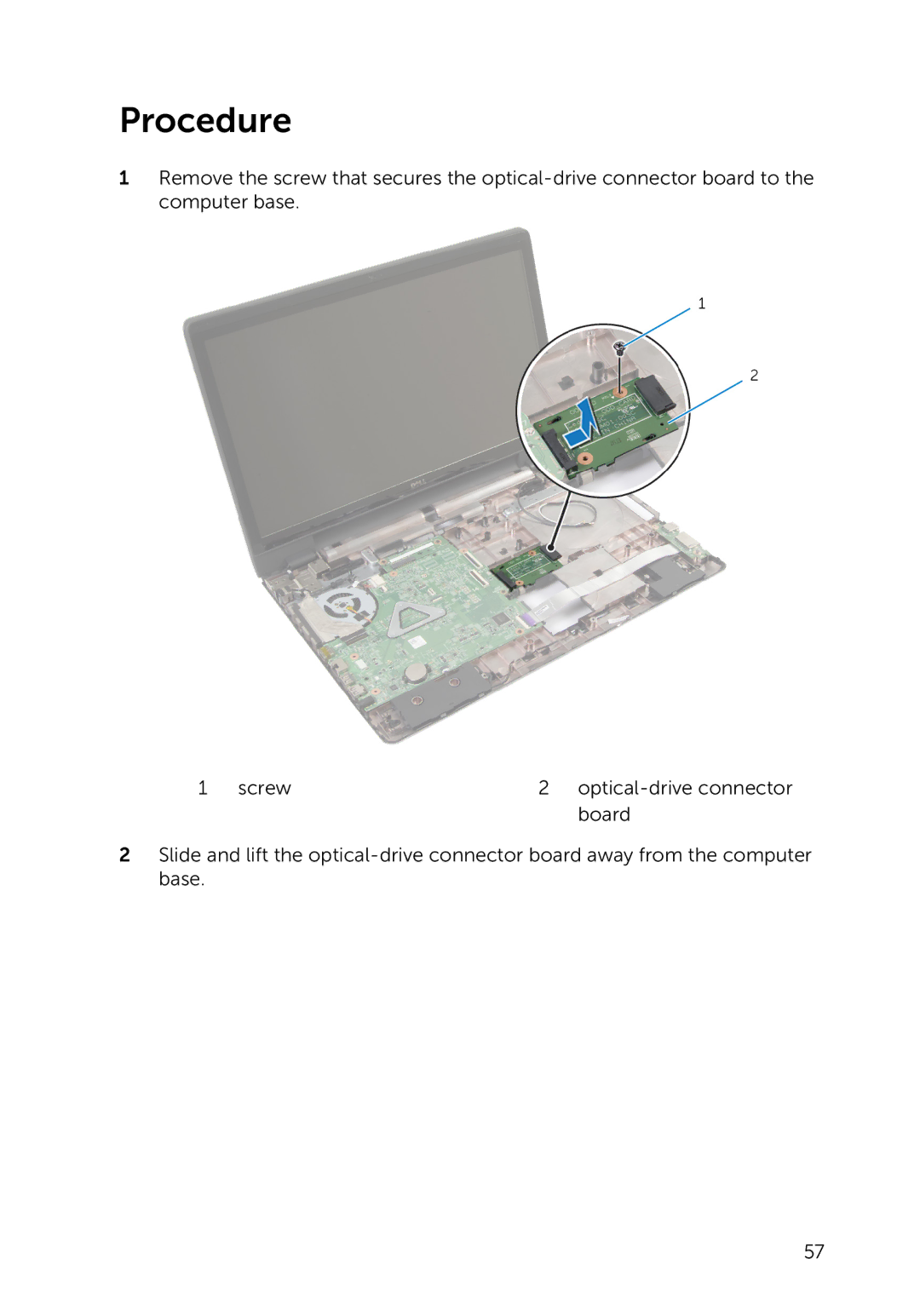 Dell 17-5748, 9264, P264001 owner manual Procedure 