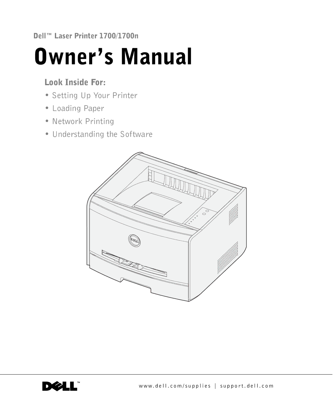 Dell 1700N owner manual Look Inside For 