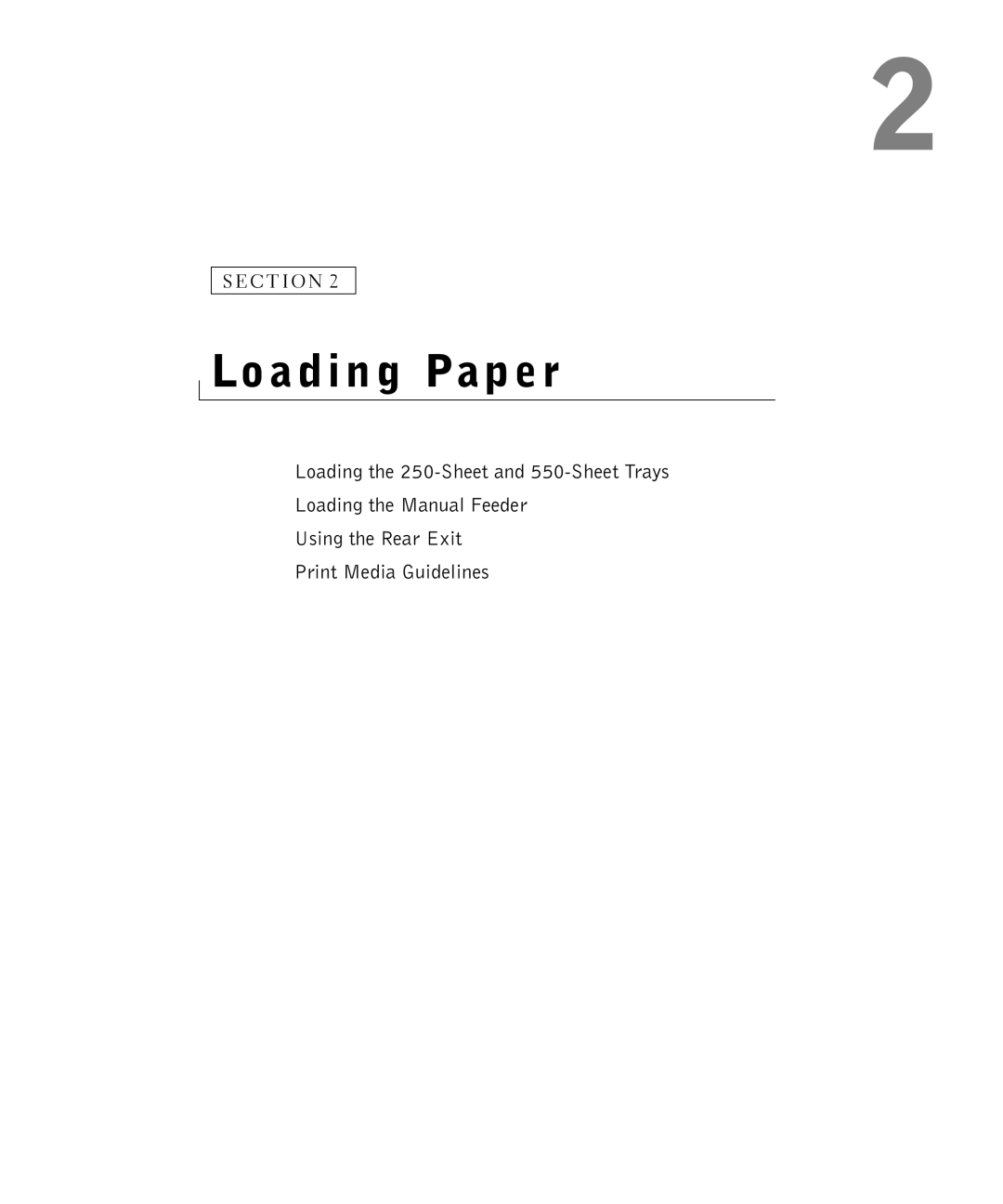 Dell 1700N owner manual Loading Paper 