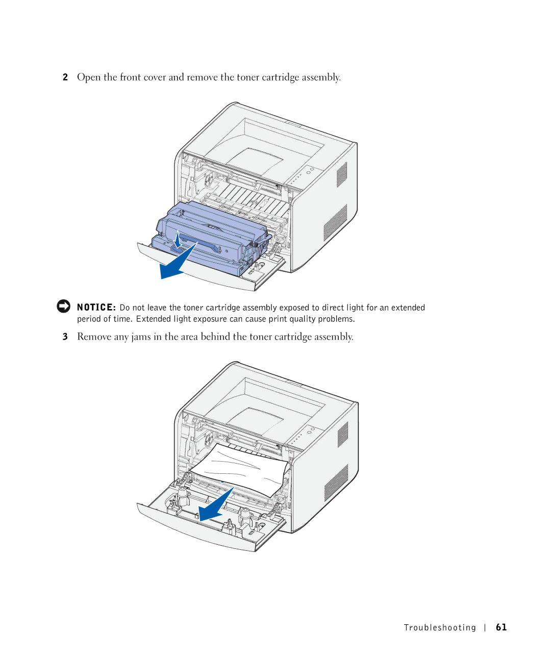 Dell 1700N owner manual Troubleshooting 