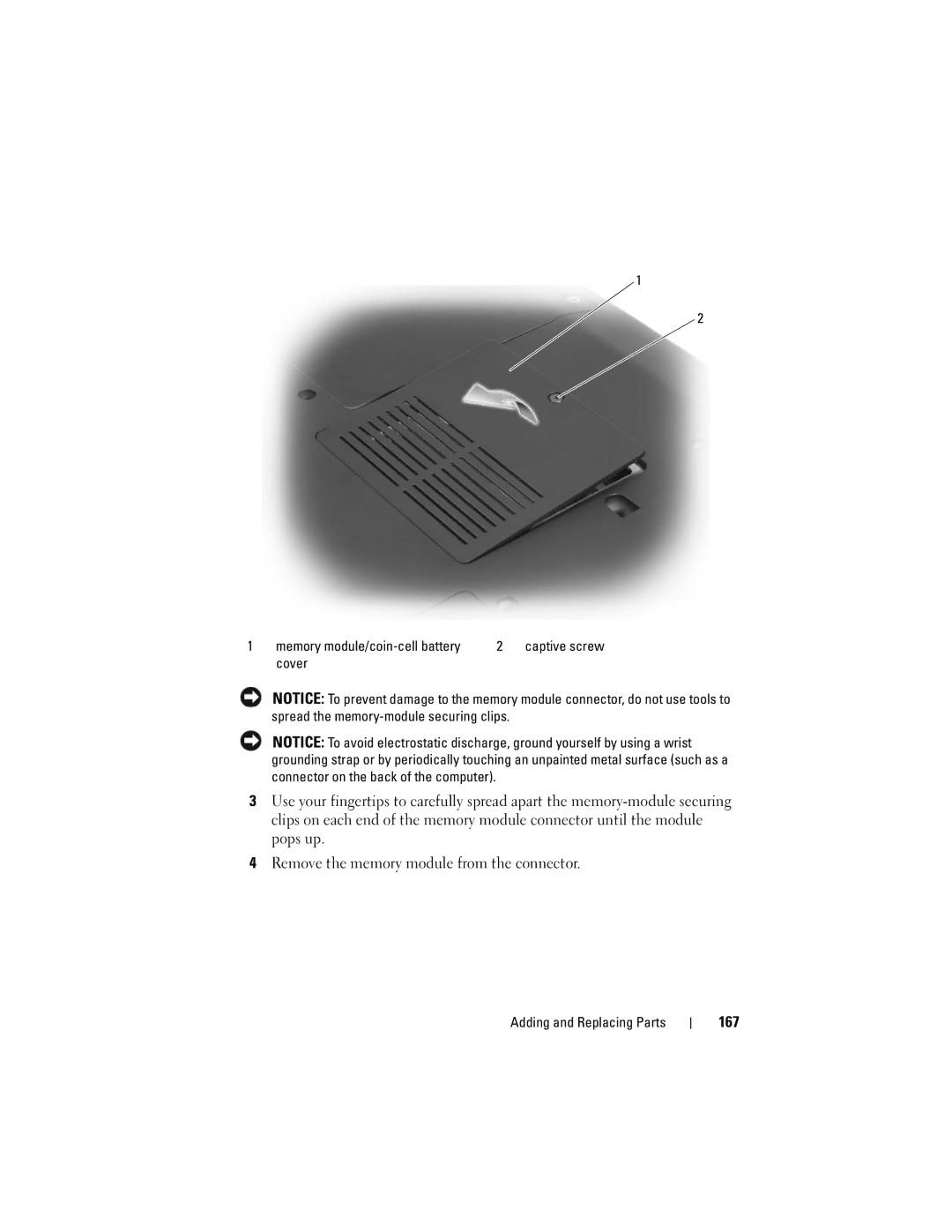 Dell 1700 manual 167 