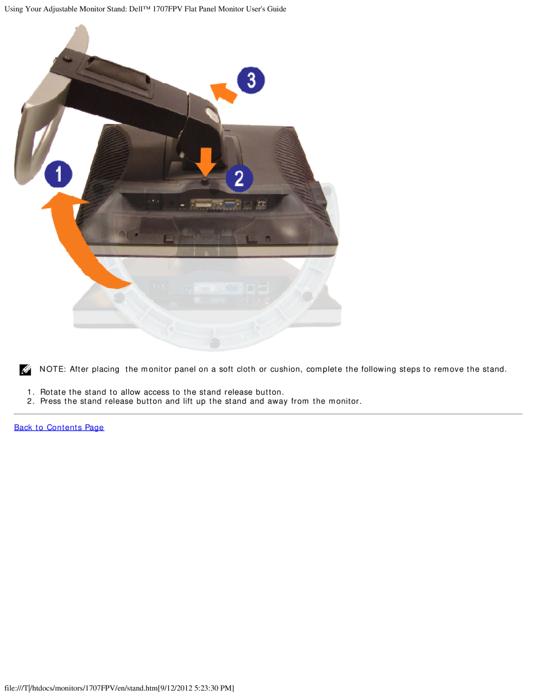 Dell 1707FPV appendix Back to Contents 