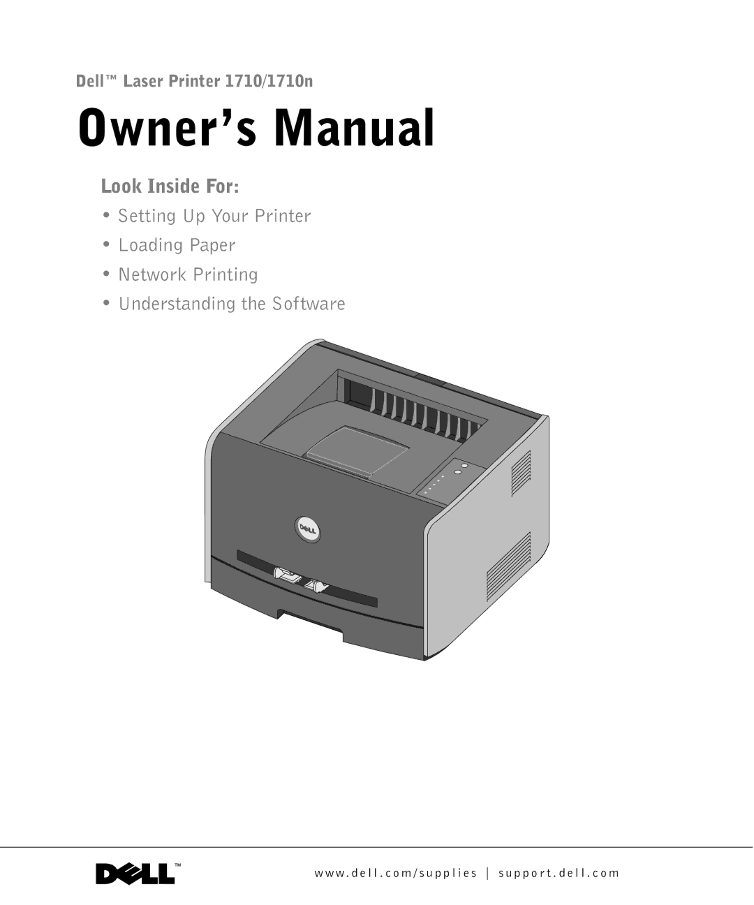 Dell 1710n owner manual Look Inside For 