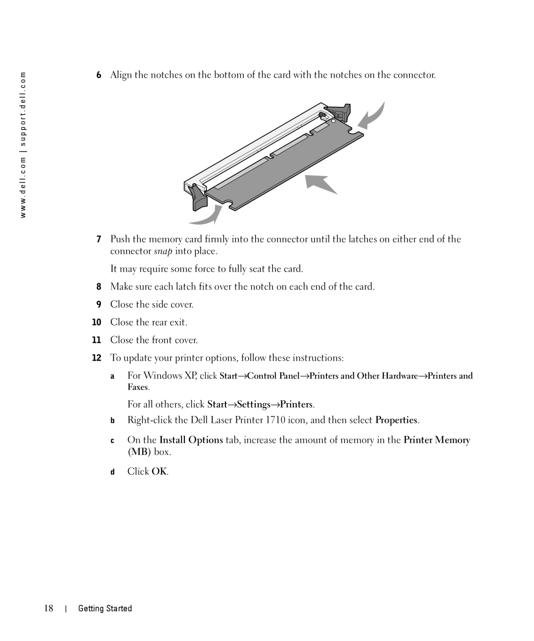 Dell 1710n owner manual Getting Started 