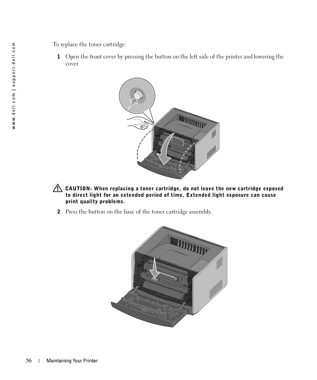 Dell 1710n owner manual Maintaining Your Printer 