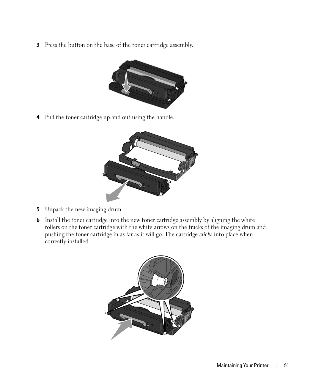 Dell 1710n owner manual Maintaining Your Printer 