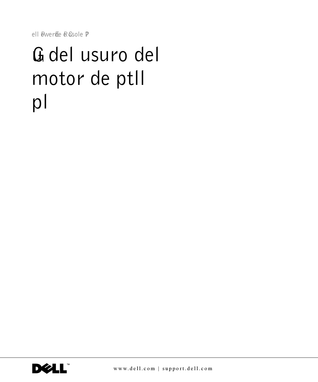 Dell 17FP manual Guía del usuario del monitor de pantalla plana 