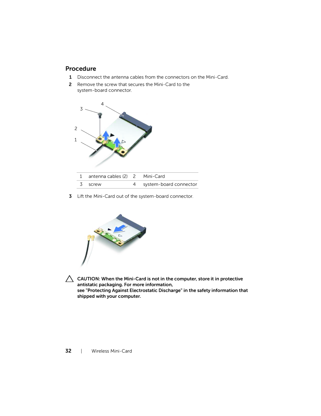 Dell 17R-5720, 17R-7720 owner manual Procedure 