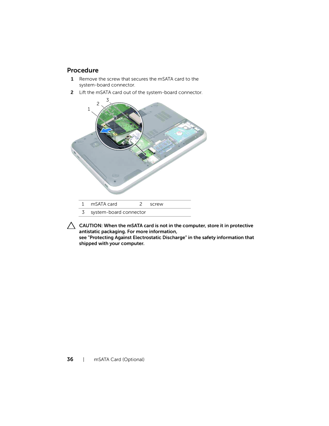 Dell 17R-5720, 17R-7720 owner manual Procedure 