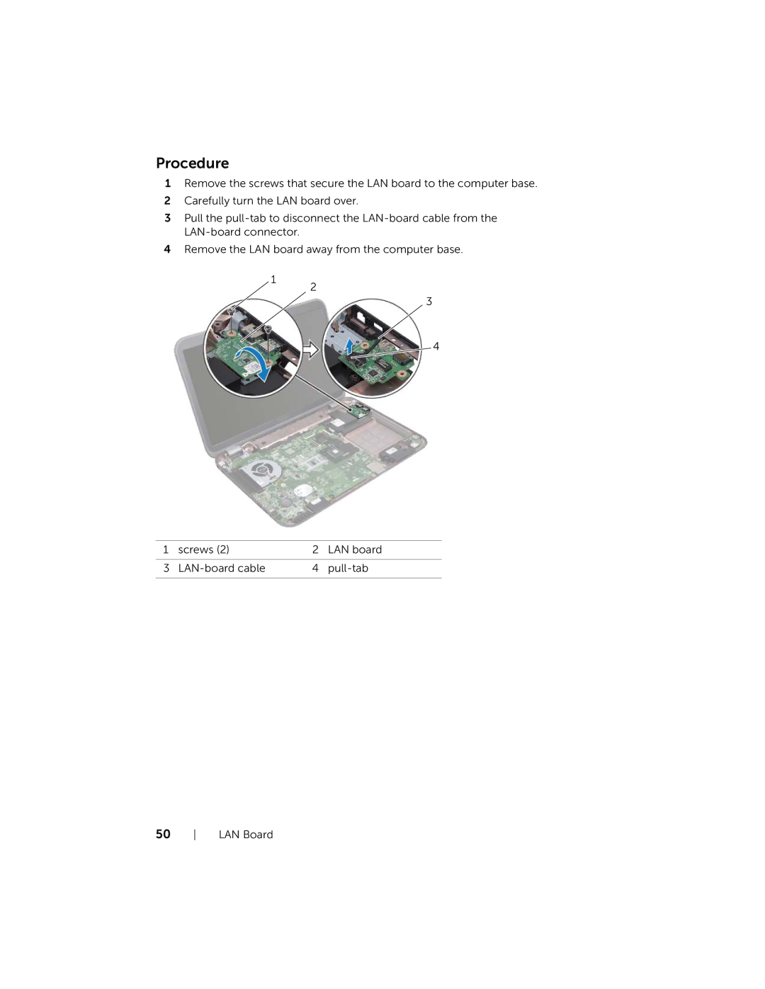 Dell 17R-5720, 17R-7720 owner manual Procedure 