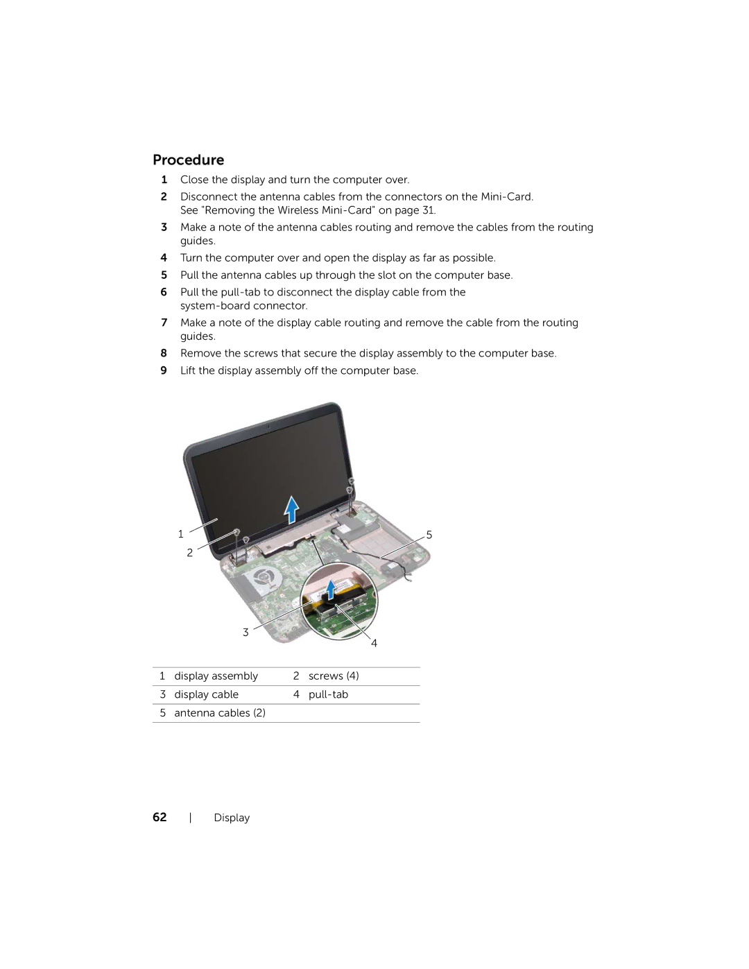 Dell 17R-5720, 17R-7720 owner manual Procedure 