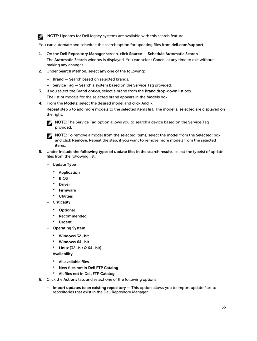 Dell 1.8 manual Bios 