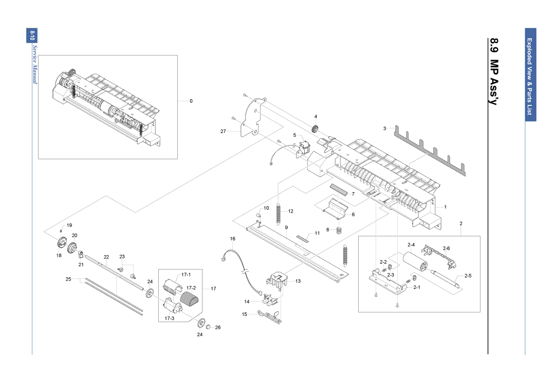 Dell 1815DN service manual MP Assy 