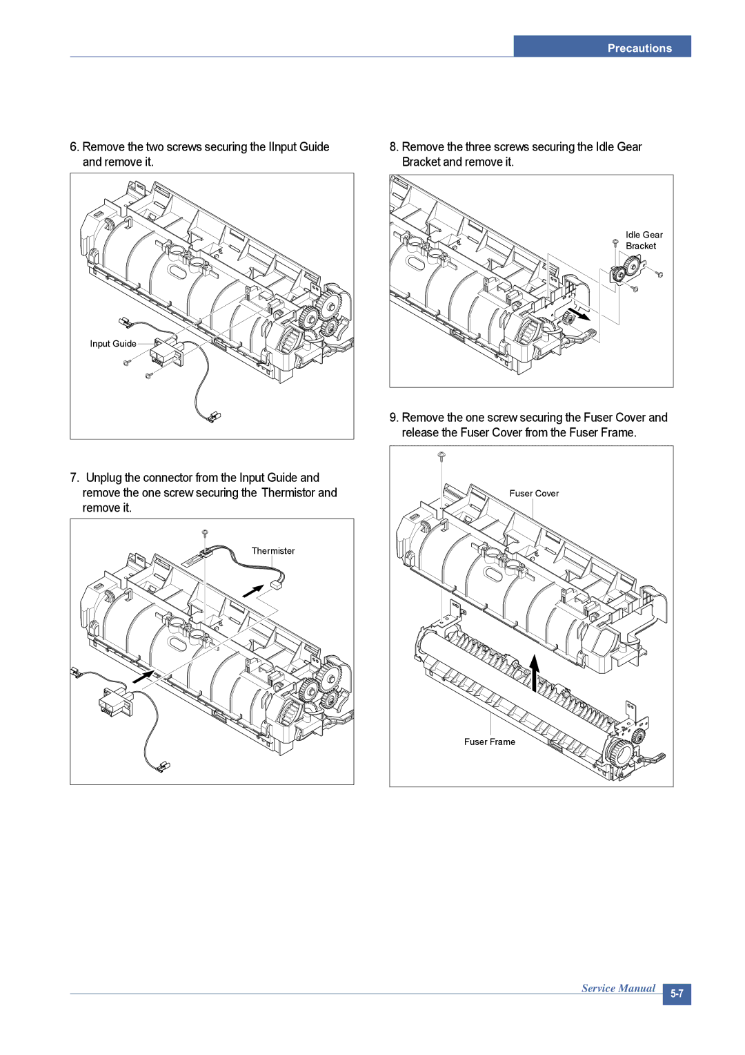 Dell 1815DN service manual Bracket 