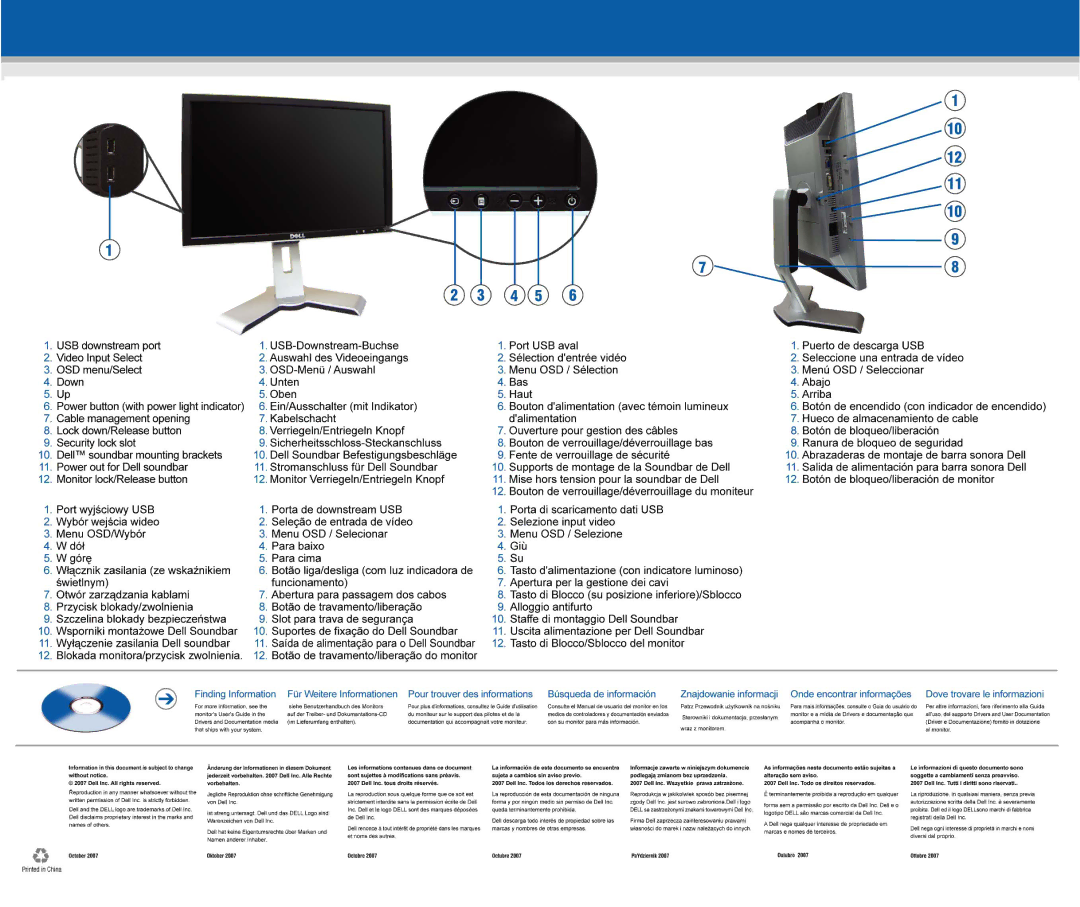 Dell 1908WFP manual 