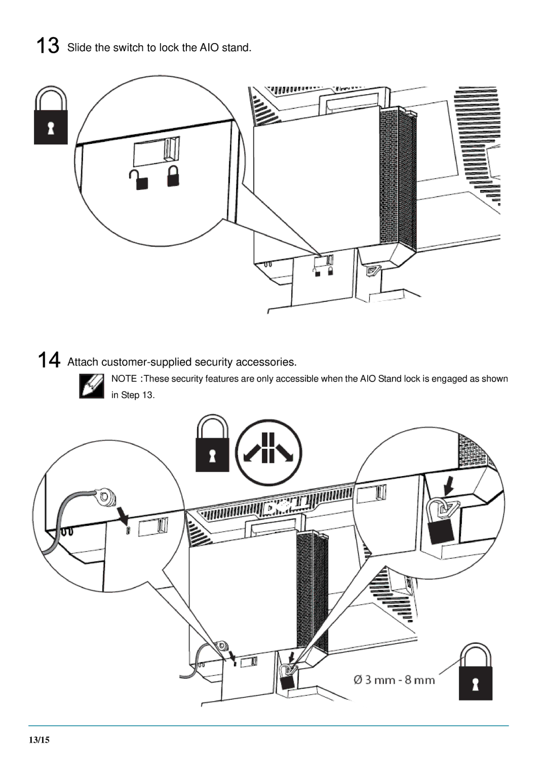 Dell ARAIO, 1909W, P2210 manual 13/15 