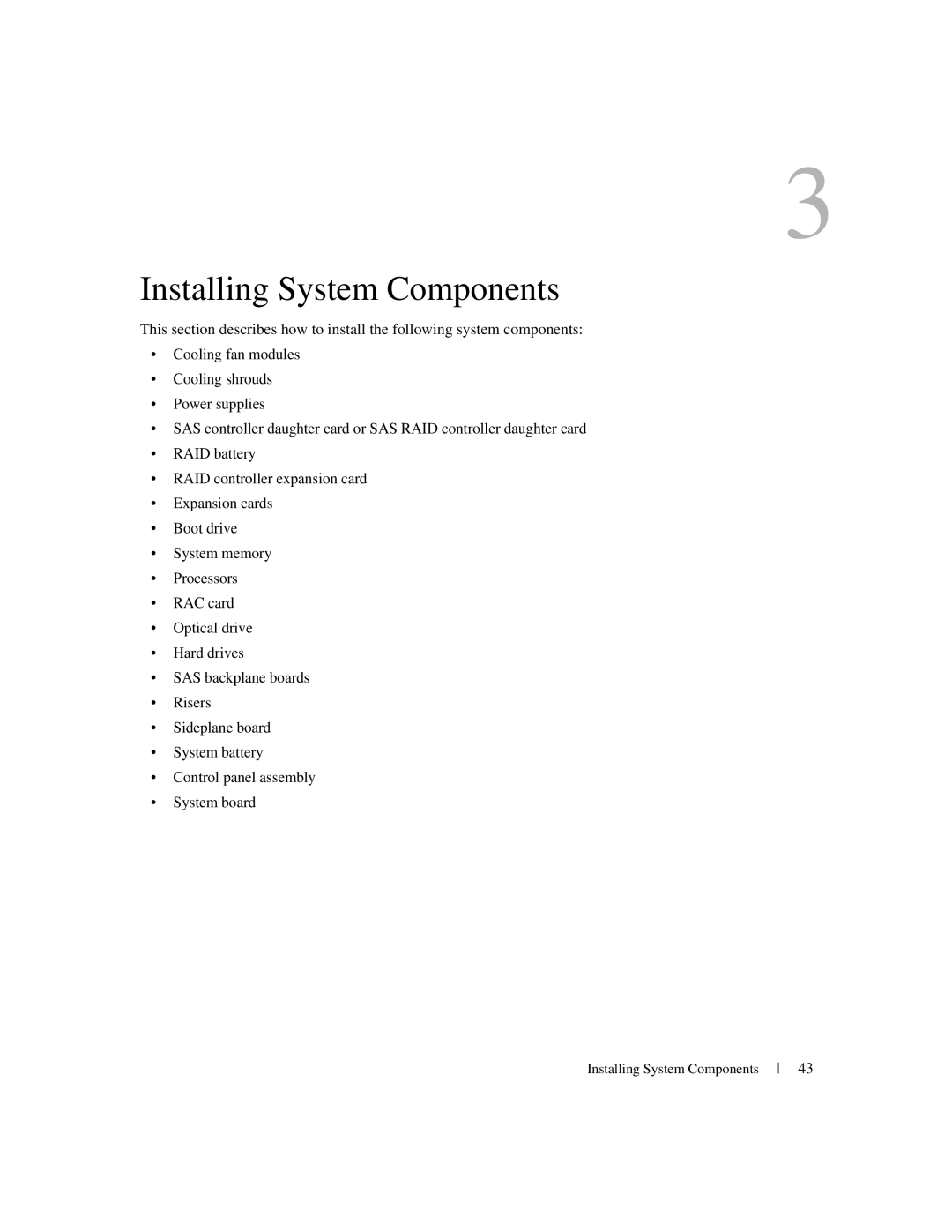 Dell 1950 owner manual Installing System Components 