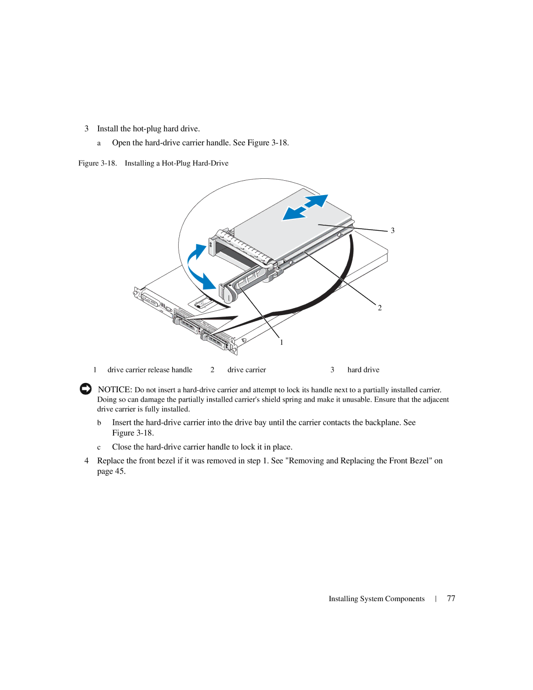 Dell 1950 owner manual Installing System Components 